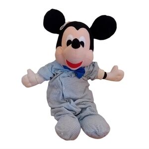 Vintage 70s/80s Disney Mickey‎ Mouse Pajamas Dressable Plush Stuffed Animal 27"